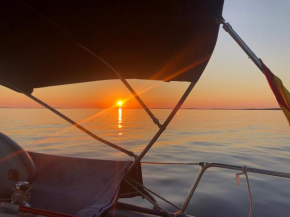 Velero en puerto de valencia